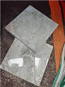 Thin Atlantic Green Granite Used For Bathroom And Wall