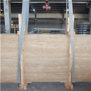 Denizli Travertine Vein Cut Slabs, Tiles