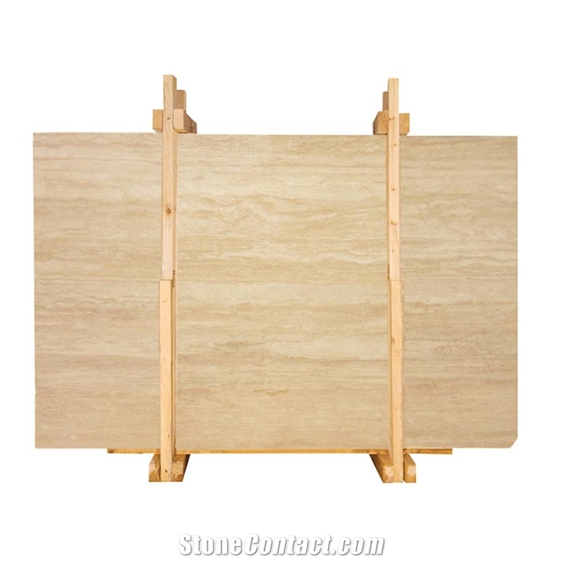 Denizli Travertine Vein Cut Slabs, Tiles