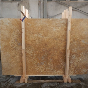 Denizli Yellow Travertine Cross Cut