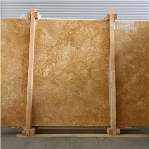 Denizli Yellow Travertine Cross Cut
