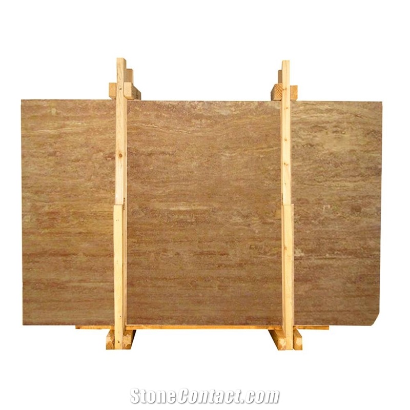 Noce Travertine Vein Cut Slabs, Tiles