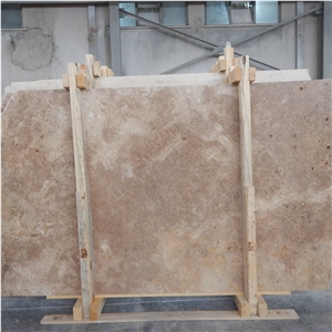 Walnut Travertine Cross Cut Slabs, Tiles