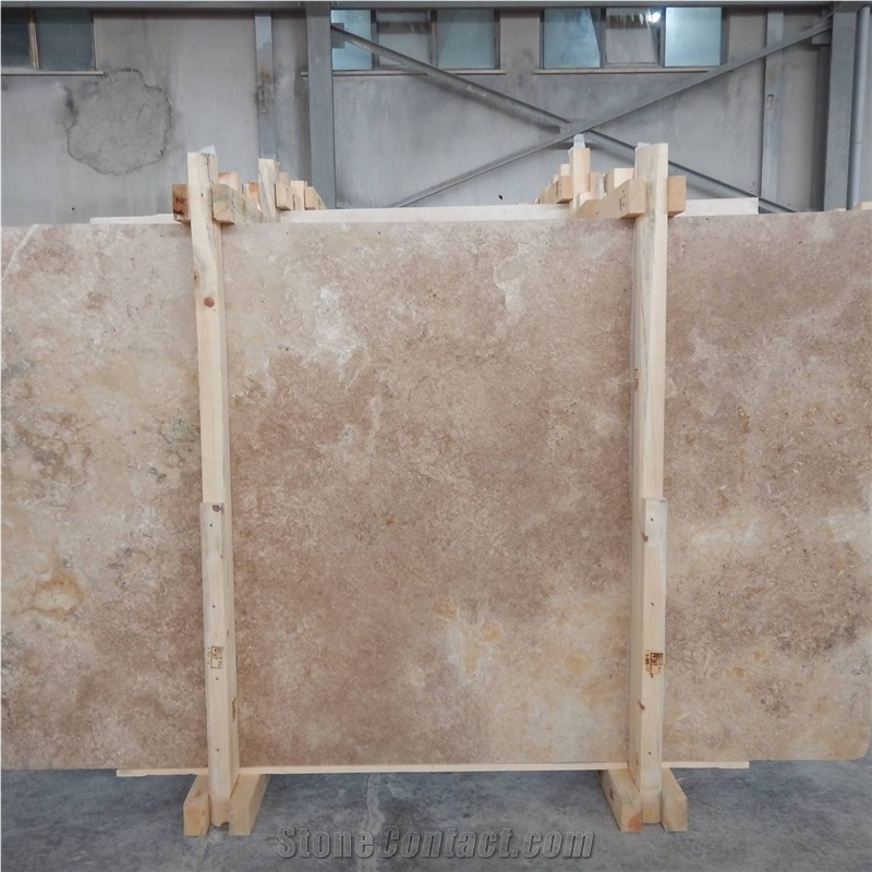 Walnut Travertine Cross Cut Slabs, Tiles