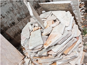 Crazy Quartzite Flagstone Paver, Walkway Pavers