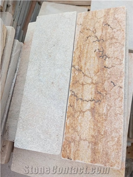 White Quartzite Tiles For Wall And Floor