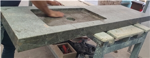 Grigio Bottarga Marble Kitchen Countertop