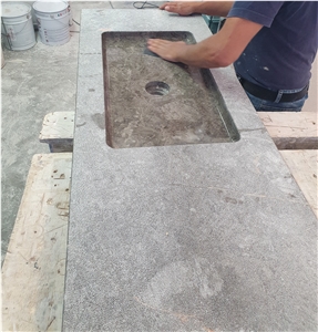 Grigio Bottarga Marble Kitchen Countertop
