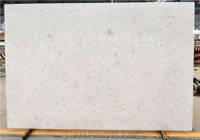 Interior Gray Polished Engineered Stone Stairs