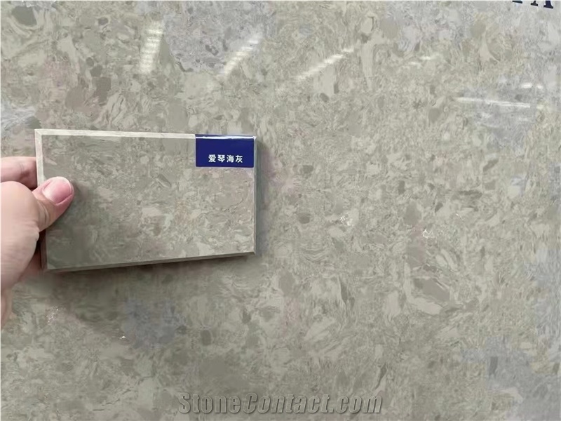 New Design Stone Stair Grey Artificial Stone Flooring