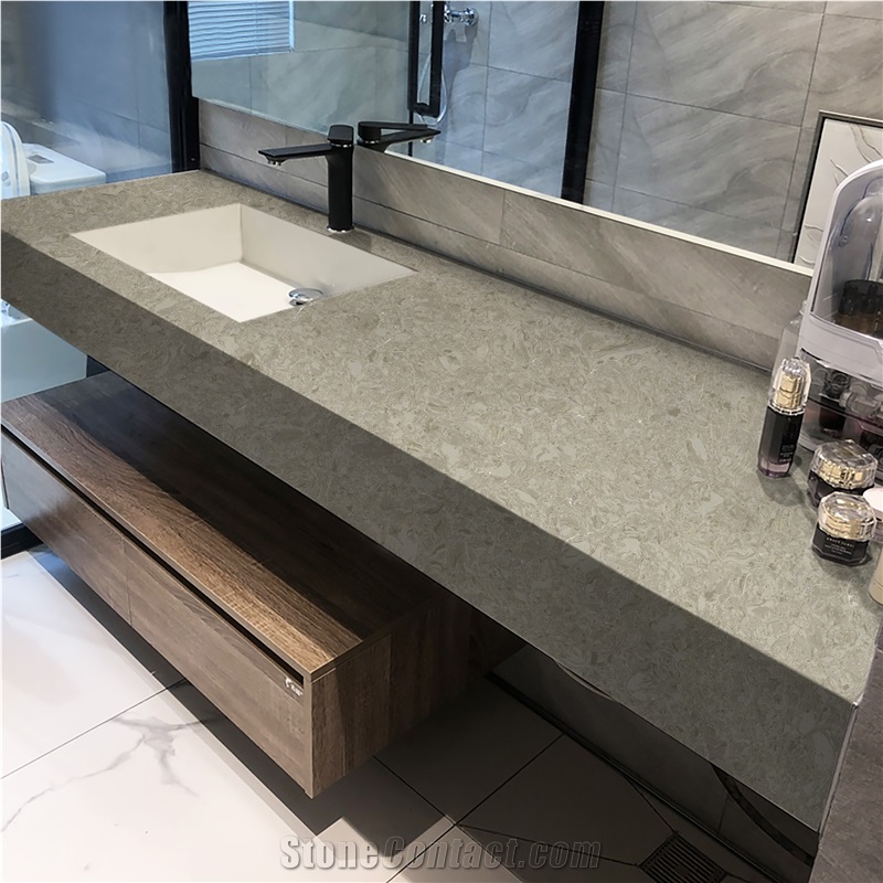 New Design Stone Stair Grey Artificial Stone Flooring