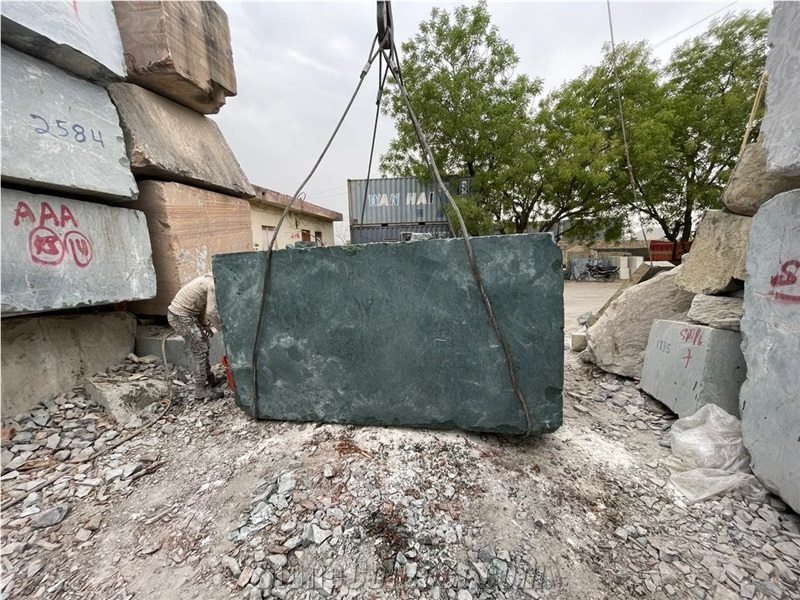 Green Marble Blocks