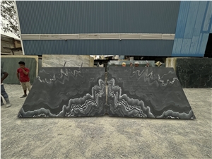 Magic Black Marble Slabs