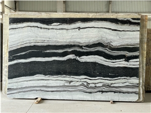 Panda White Marble Slabs, Tiles