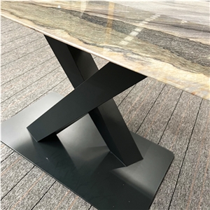 Factory Sell Luxury Stone Dining Table Furniture For Home