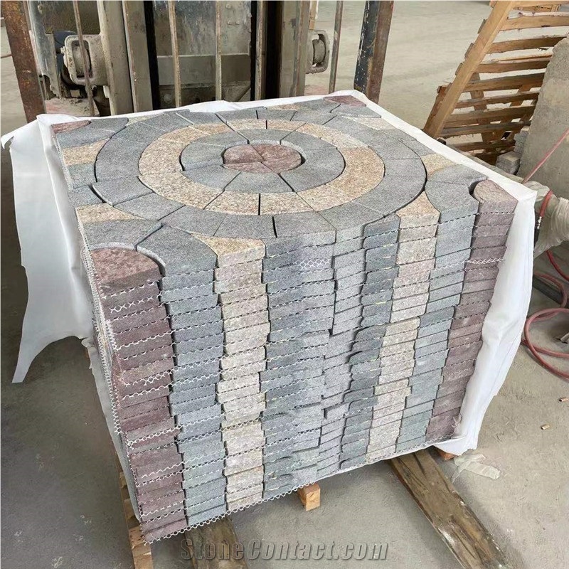 Natural Granite Driveway Paving Stone For Outdoor Garden