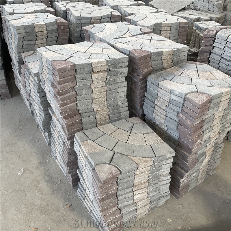 Natural Granite Driveway Paving Stone For Outdoor Garden