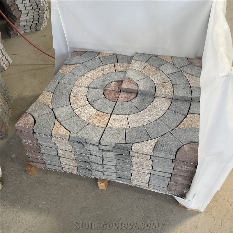 Natural Granite Driveway Paving Stone For Outdoor Garden