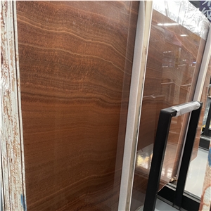 Wholesale Factory Direct Imperial Wood Vein Marble Slab Tile