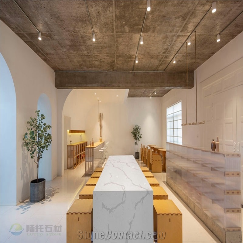 Calacatta Kitchen Quartz Worktops Wholesale Price
