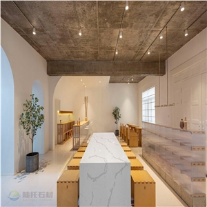 Calacatta Kitchen Quartz Worktops Wholesale Price