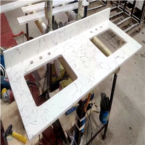 Calacatta Kitchen Quartz Worktops Wholesale Price