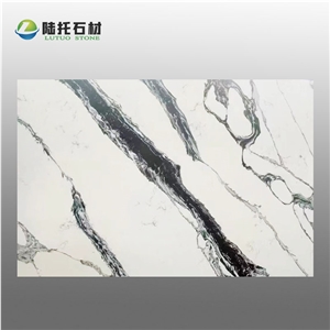 Hot Sell White Artificial Calacatta Quartz Slab Hot Sell White Artificial Calacatta Quartz Slab
