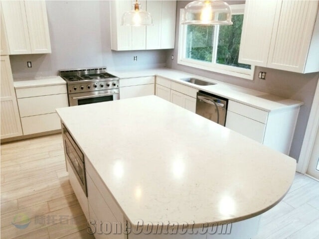 Pure Black Quartz Vanity Top Quartz Counter Tops Customed