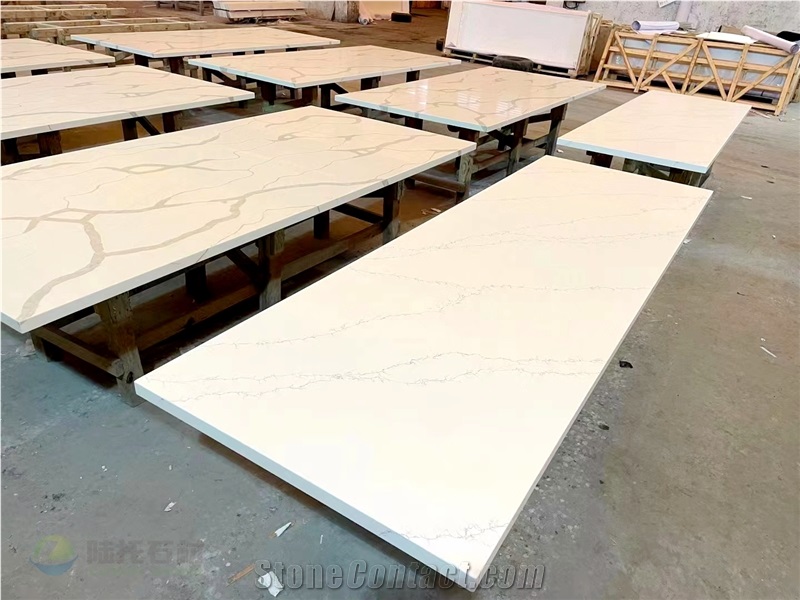 Pure Black Quartz Vanity Top Quartz Counter Tops Customed