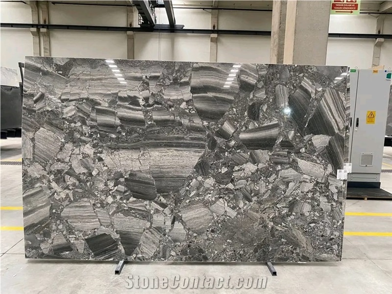 Grey Bobo Marble Slabs