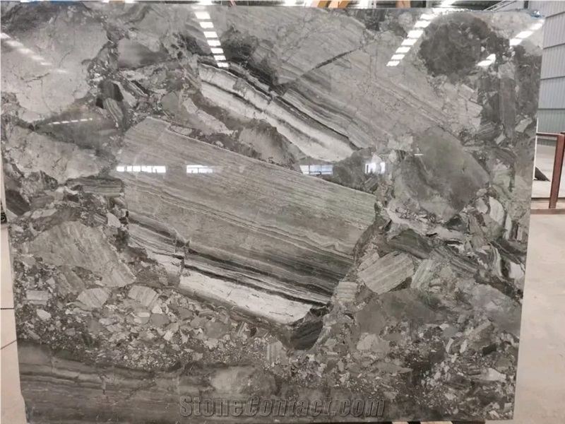 Grey Bobo Marble Slabs