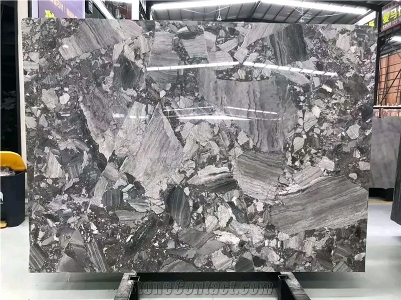 Grey Bobo Marble Slabs