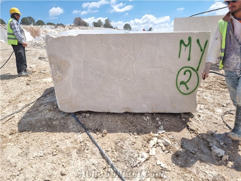 Light Beige ,Vanilla Beige, Burdur Beige Marble Blocks
