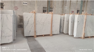 Turkish Ibiza White, Mugla White Marble Slabs, Carrara White