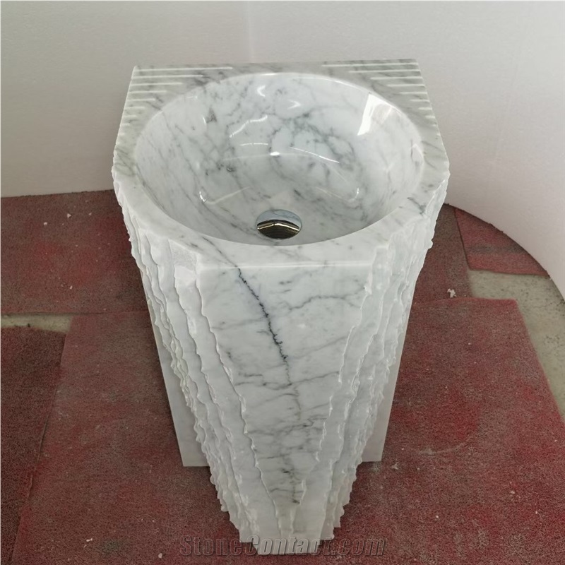 Interior Stone Counter Bath Sink Rose Pink Onyx Wash Basin