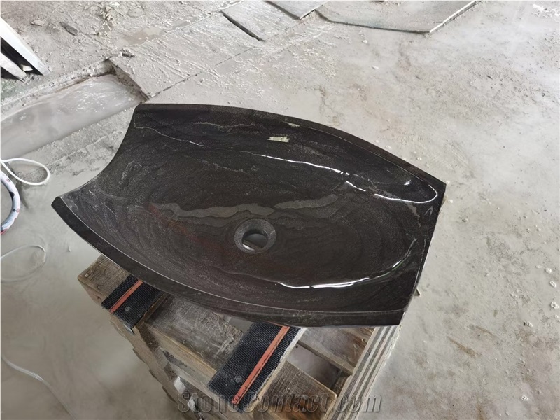 Interior Stone Counter Bath Sink Rose Pink Onyx Wash Basin