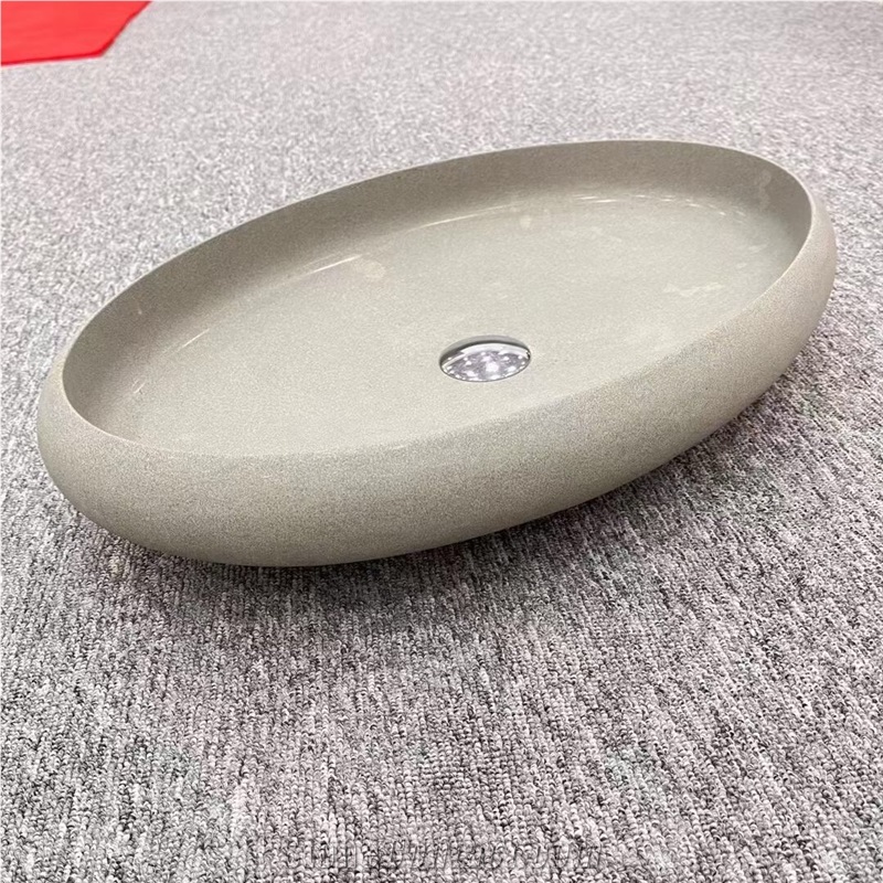 Rectangle Stone Bath Sink Marble Radius Corner Carrara Basin
