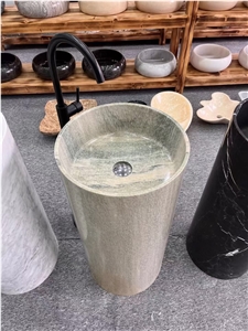 Rectangle Stone Bath Sink Marble Radius Corner Carrara Basin