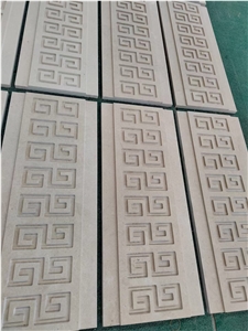 Stone Laser Engraving Wall Panel Marble Calacatta CNC Wall Panels