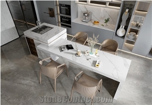 Bianco Calacatta White Sintered Stone Slabs