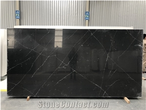 Black Jade Quartz Engineered Marble BS-AP-TMS01