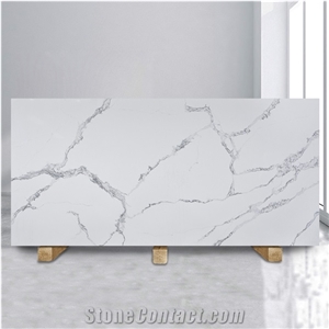 Calacatta Atificial Stone Quartz Slabs BS-SH-8647