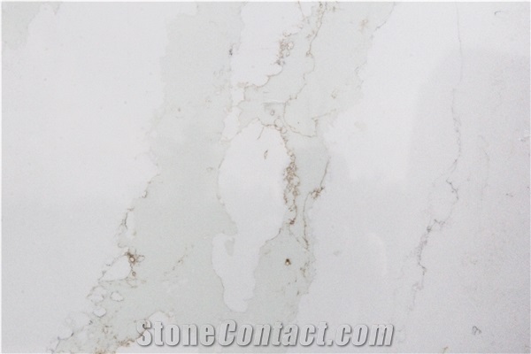 Calacatta Moonlight Quartz Artificial Marble BS-AP-8803-2