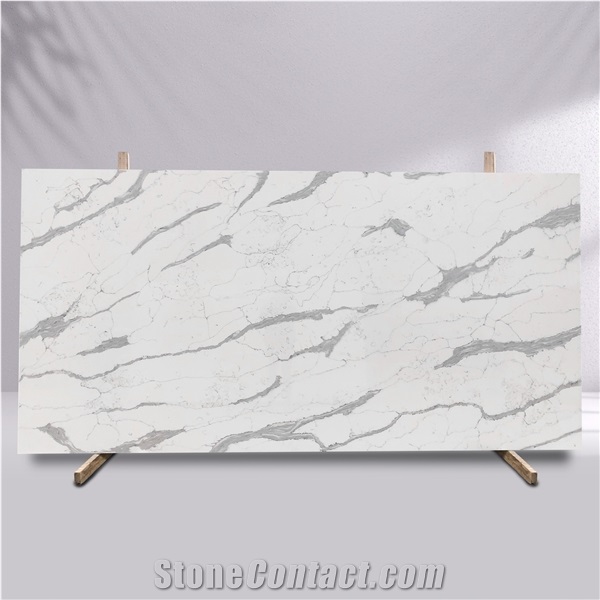 Calacatta Pearl Quartz Calacatta Pearl Engineered Marble