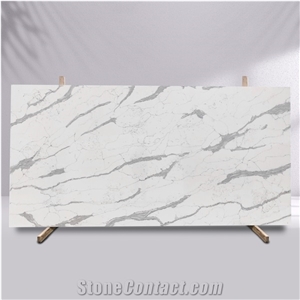 Calacatta Pearl Quartz Calacatta Pearl Engineered Marble Calacatta Pearl Quartz Calacatta Pearl Engineered Marble