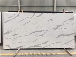Calacatta Pearl Quartz Calacatta Pearl Engineered Marble