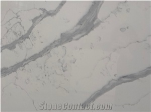 Calacatta Pearl Quartz Calacatta Pearl Engineered Marble