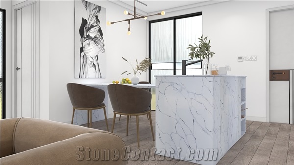 Calacatta Snow Artificial Marble Calacatta Snow Quartz