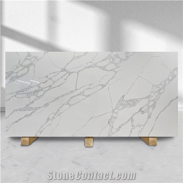 Calacatta Venato Quartz  Engineered Artificial Marble