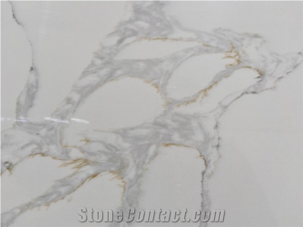 Calacatta Venato Quartz  Engineered Artificial Marble